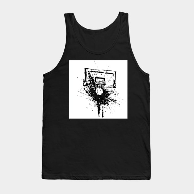 Basketball Hoop Tank Top by MaystarUniverse